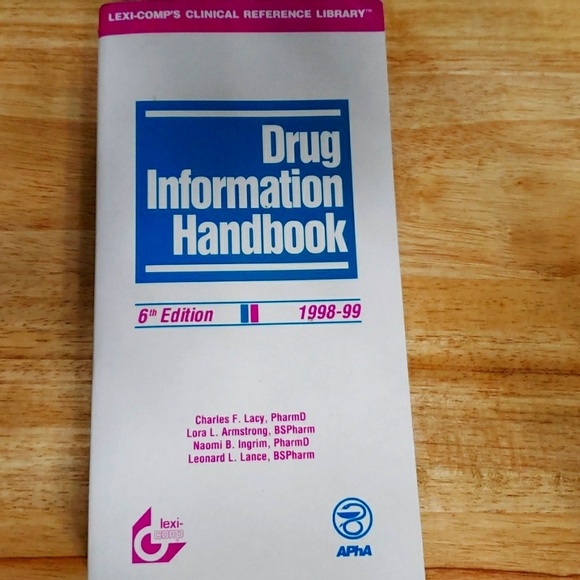 Lexi-comp clinical Drug Information Handbook 1998-1999 - Picture 1 of 4